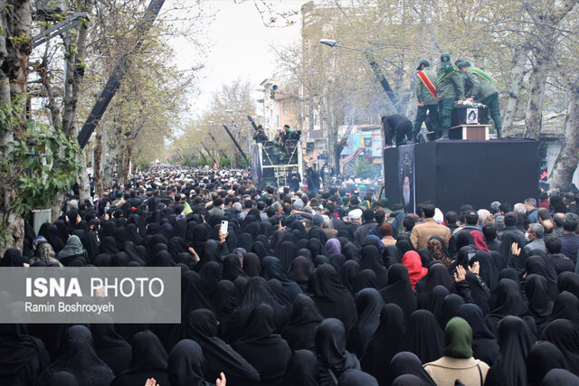 تشییع باشکوه پیکر آیت الله علوی گرگانی در گرگان