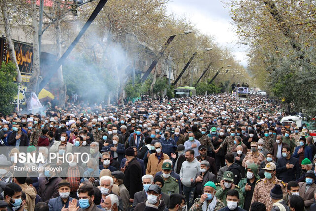 تشییع باشکوه پیکر آیت الله علوی گرگانی در گرگان