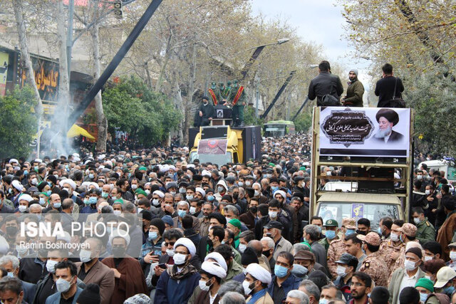 تشییع باشکوه پیکر آیت الله علوی گرگانی در گرگان