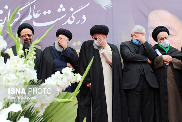 تشییع باشکوه پیکر آیت الله علوی گرگانی در گرگان