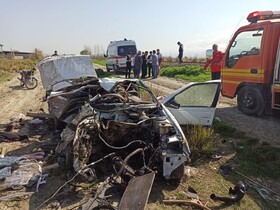 برخورد قطار با پژوپارس در گلستان ۲ کشته برجای گذاشت