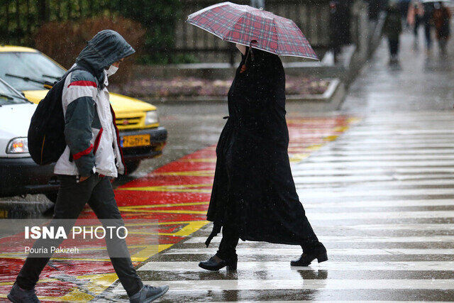 کاهش 5 درجه‌ای دمای هوا در گلستان / احتمال آبگرفتگی معابر