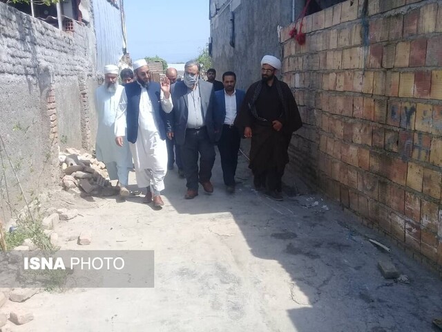 بازدید دستیار استاندار گلستان از منازل آتش گرفته در «رامیان»