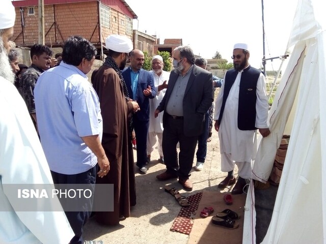 بازدید دستیار استاندار گلستان از منازل آتش گرفته در «رامیان»