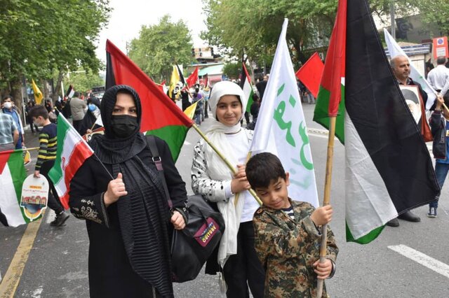 راهپیمایی روز جهانی قدس در گلستان آغاز شد