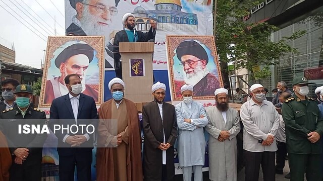 حضور باشکوه مردم شیعه و سنی «کلاله» در راهپیمایی روز جهانی قدس