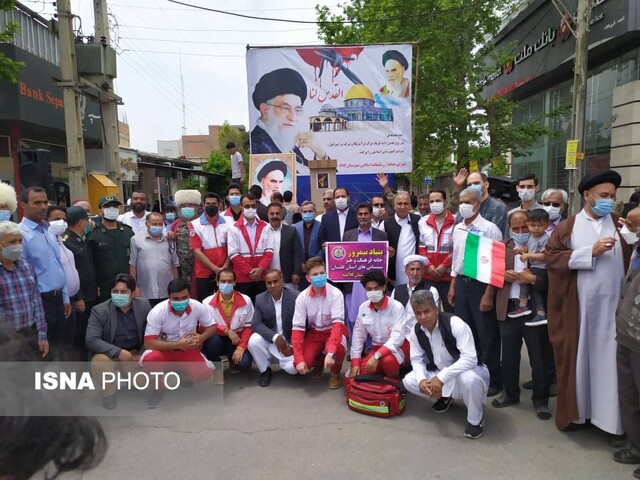 حضور باشکوه مردم شیعه و سنی «کلاله» در راهپیمایی روز جهانی قدس