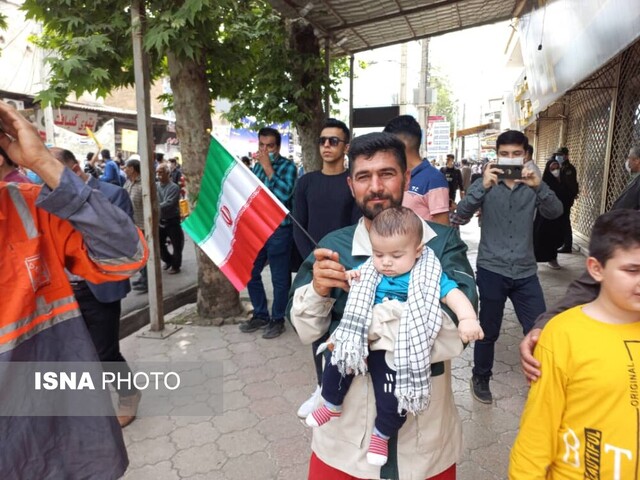 گزارش تصویری/ جلوه انزجار مردم «آزادشهر» از رژیم جعلی صهیونیستی