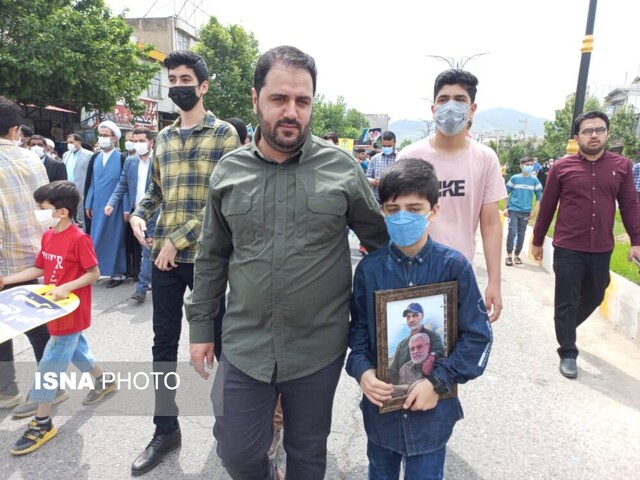 گزارش تصویری/ جلوه انزجار مردم «آزادشهر» از رژیم جعلی صهیونیستی