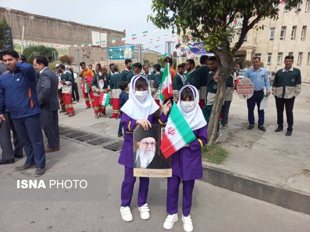 گزارش تصویری/ جلوه انزجار مردم «آزادشهر» از رژیم جعلی صهیونیستی