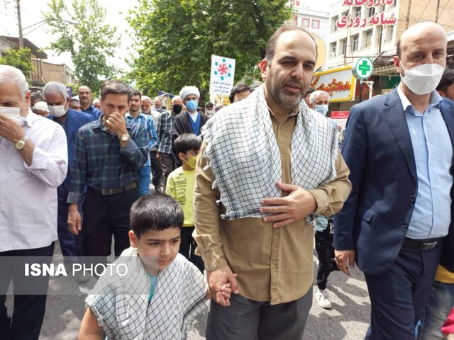 گزارش تصویری/ جلوه انزجار مردم «آزادشهر» از رژیم جعلی صهیونیستی