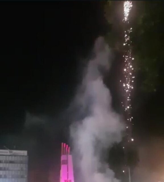 پایکوبی مردم گرگان بعد از قهرمانی لیگ برتر بسکتبال