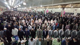 گزارش تصویری/ حضور هزاران نفری مردم گنبدکاووس در نماز عید سعید فطر