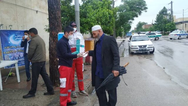 گزارش تصویری/ پوشش امدادی نماز عید فطر توسط هلال احمر گلستان