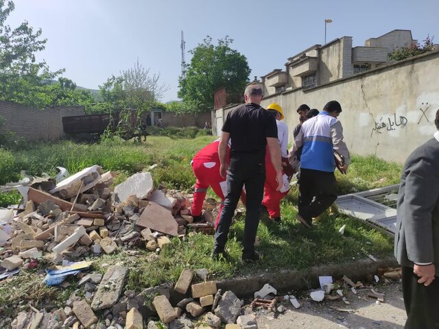 انفجار آپارتمان ۳ طبقه در گالیکش/ نشست گاز علت حادثه +تصاویر