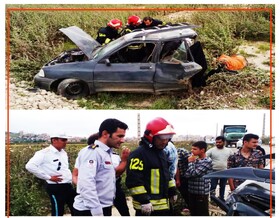 یک فوتی و یک مصدوم در تصادف پراید و لندکروز/ راننده لندکروز متواری شد