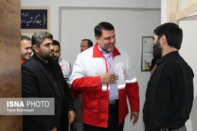 بازدید مدیر عامل جمعیت هلال احمر گلستان از ایسنا