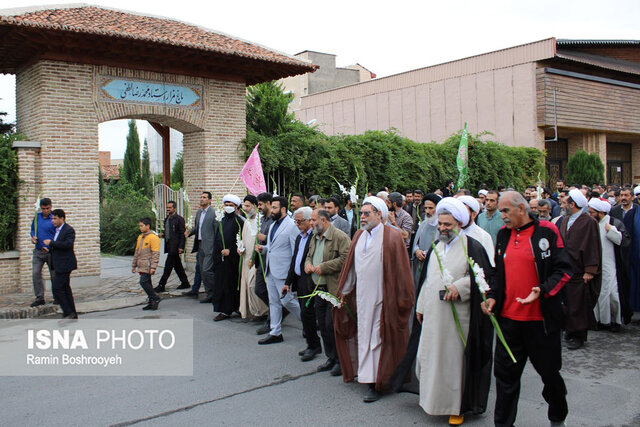 گلباران قدمگاه امام حسن عسکری (ع) در گرگان