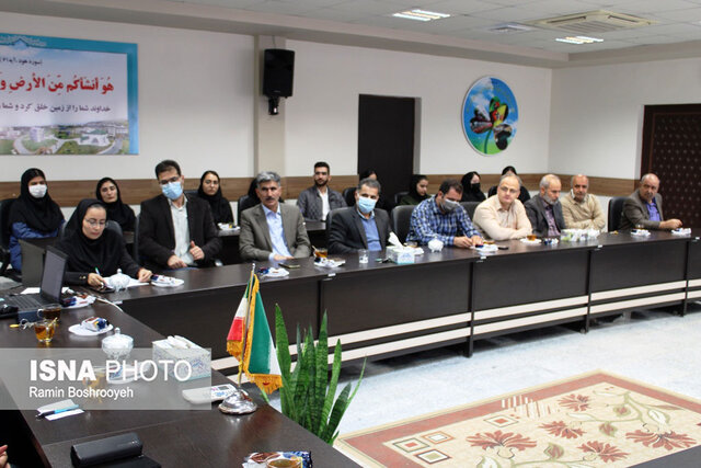 آیین رونمایی از پوستر سیزدهمین کنگره علوم باغبانی ایران در گرگان