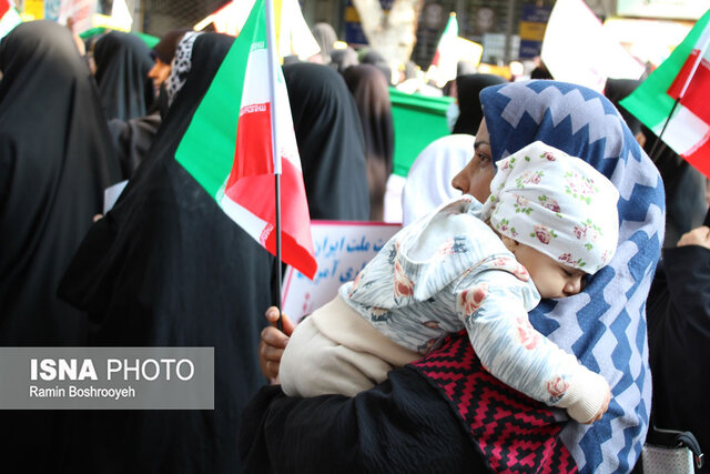 حماسه حضور مردم دارالمومنین گرگان در یومالله ۱۳ آبان