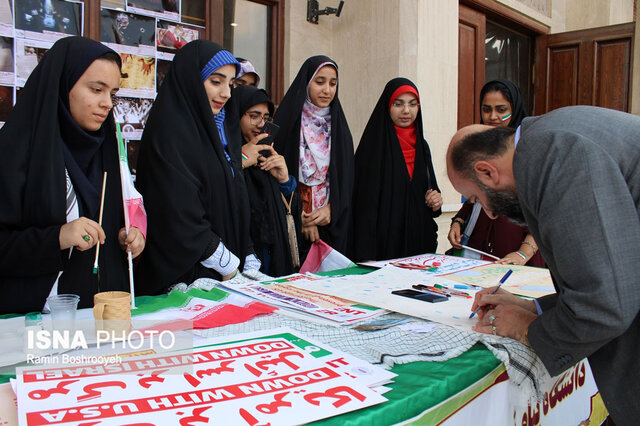 حماسه حضور مردم دارالمومنین گرگان در یومالله ۱۳ آبان