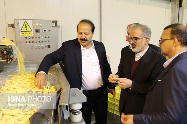 بازدید مدیرعامل بانک صنعت و معدن کشور از واحدهای صنعتی گلستان