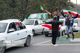 پایکوبی گرگانی ها پس از افتخارآفرینی غیورمردان تیم ملی فوتبال