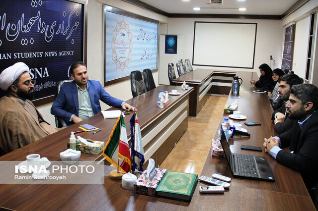 بازدید رئیس مرکز اسلامی گلستان از خبرگزاری ایسنا