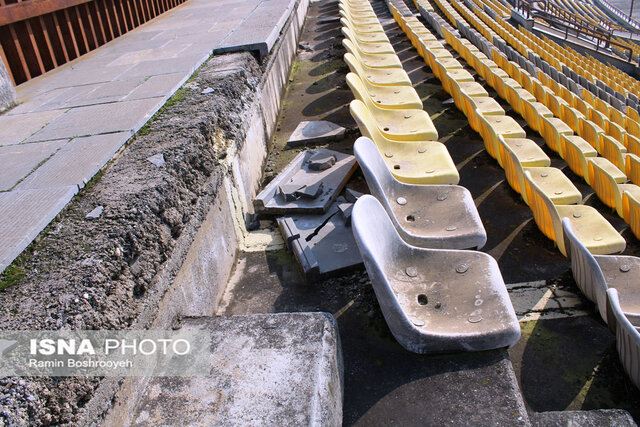 حال نامساعد مجموعه ورزشی شهدای گلستان