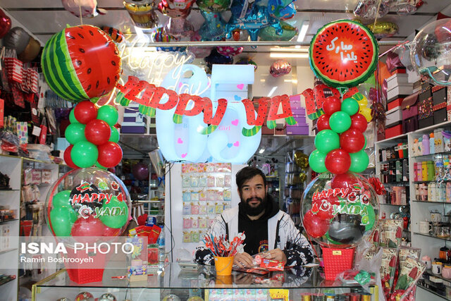 تصاویری از رونق بازار شب یلدا گرگان