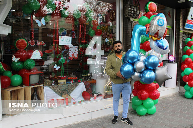تصاویری از رونق بازار شب یلدا گرگان