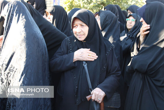 وداع با ام الشهید حاجیه خانم علوی در گرگان