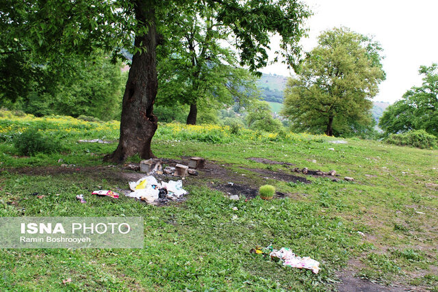 سیزده بدر روز بیمهری به طبیعت گلستان
