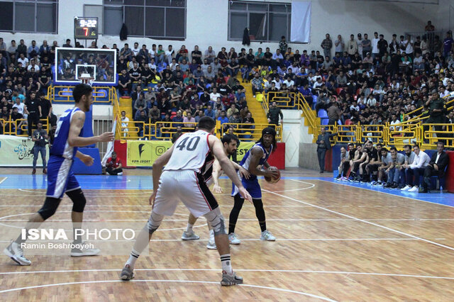 بازی پلیآف بسکتبال شهرداری گرگان و آویژه صنعت پارسا مشهد