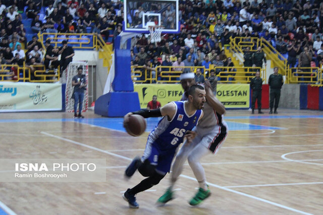 بازی پلیآف بسکتبال شهرداری گرگان و آویژه صنعت پارسا مشهد