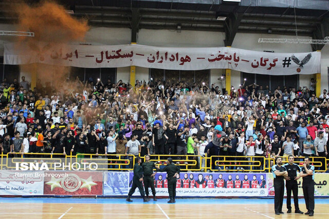 بازی پلیآف بسکتبال شهرداری گرگان و آویژه صنعت پارسا مشهد