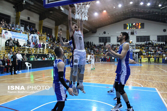 بازی پلیآف بسکتبال شهرداری گرگان و آویژه صنعت پارسا مشهد