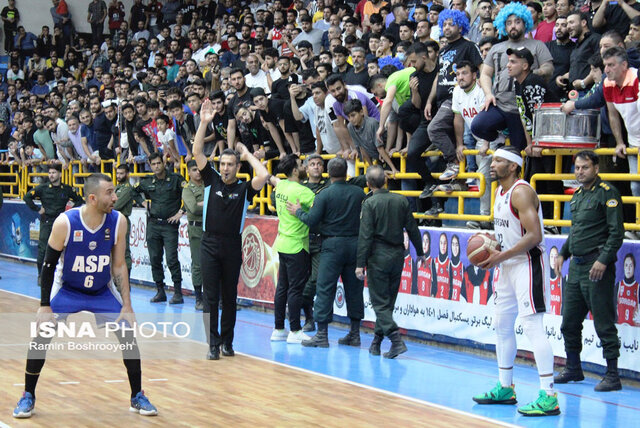 بازی پلیآف بسکتبال شهرداری گرگان و آویژه صنعت پارسا مشهد