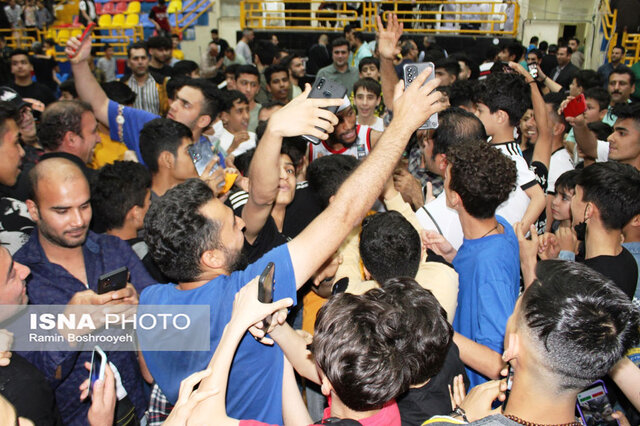 بازی پلیآف بسکتبال شهرداری گرگان و آویژه صنعت پارسا مشهد