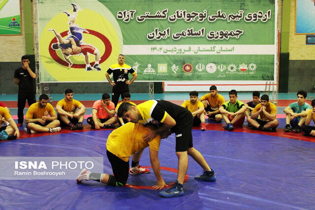 اردوی تیم ملی نوجوانان کشتی آزاد در گرگان