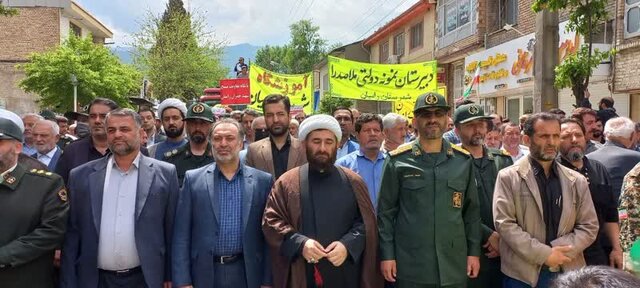 حضور حماسی مردم رامیان در راهپیمایی روز قدس