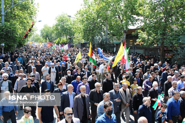 تصویر آرشیوی است اعلام مسیرهای راهپیمایی روز قدس در لرستان