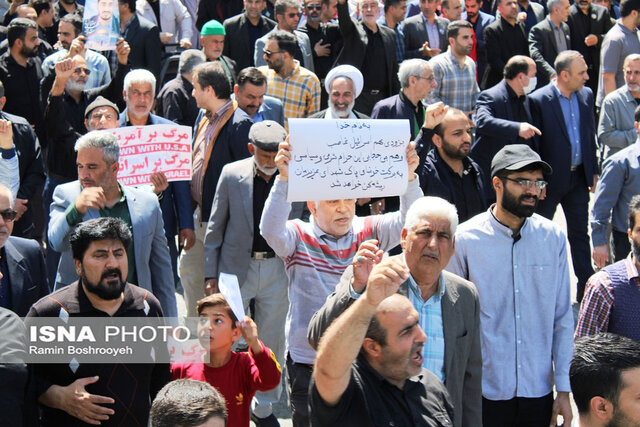 راهپیمایی روز قدس در گرگان از لنز دوربین ایسنا