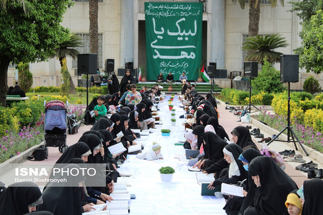 استقبال از جزء خوانی خیابانی قرآن کریم در گرگان