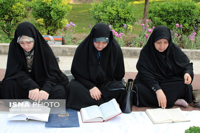 استقبال از جزء خوانی خیابانی قرآن کریم در گرگان