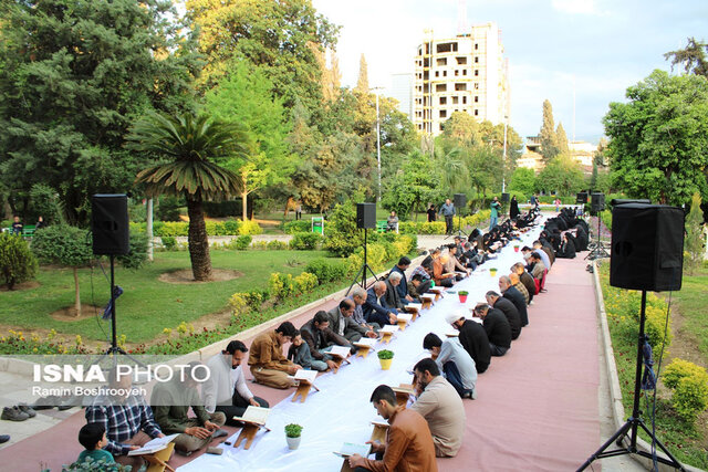 استقبال از جزء خوانی خیابانی قرآن کریم در گرگان