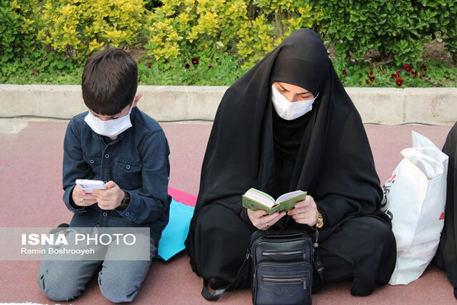 استقبال از جزء خوانی خیابانی قرآن کریم در گرگان