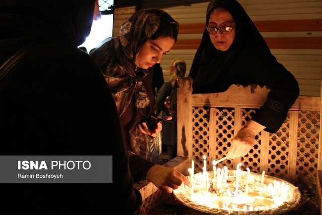 کوچه پس کوچههای دارالمؤمنین گرگان در شب عاشورا + عکس