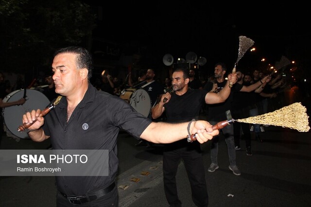 کوچه پس کوچههای دارالمؤمنین گرگان در شب عاشورا + عکس