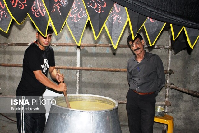 کوچه پس کوچههای دارالمؤمنین گرگان در شب عاشورا + عکس